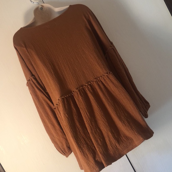 Women’s wonderly babydoll spring cotton spandex blend blouse - Picture 9 of 13